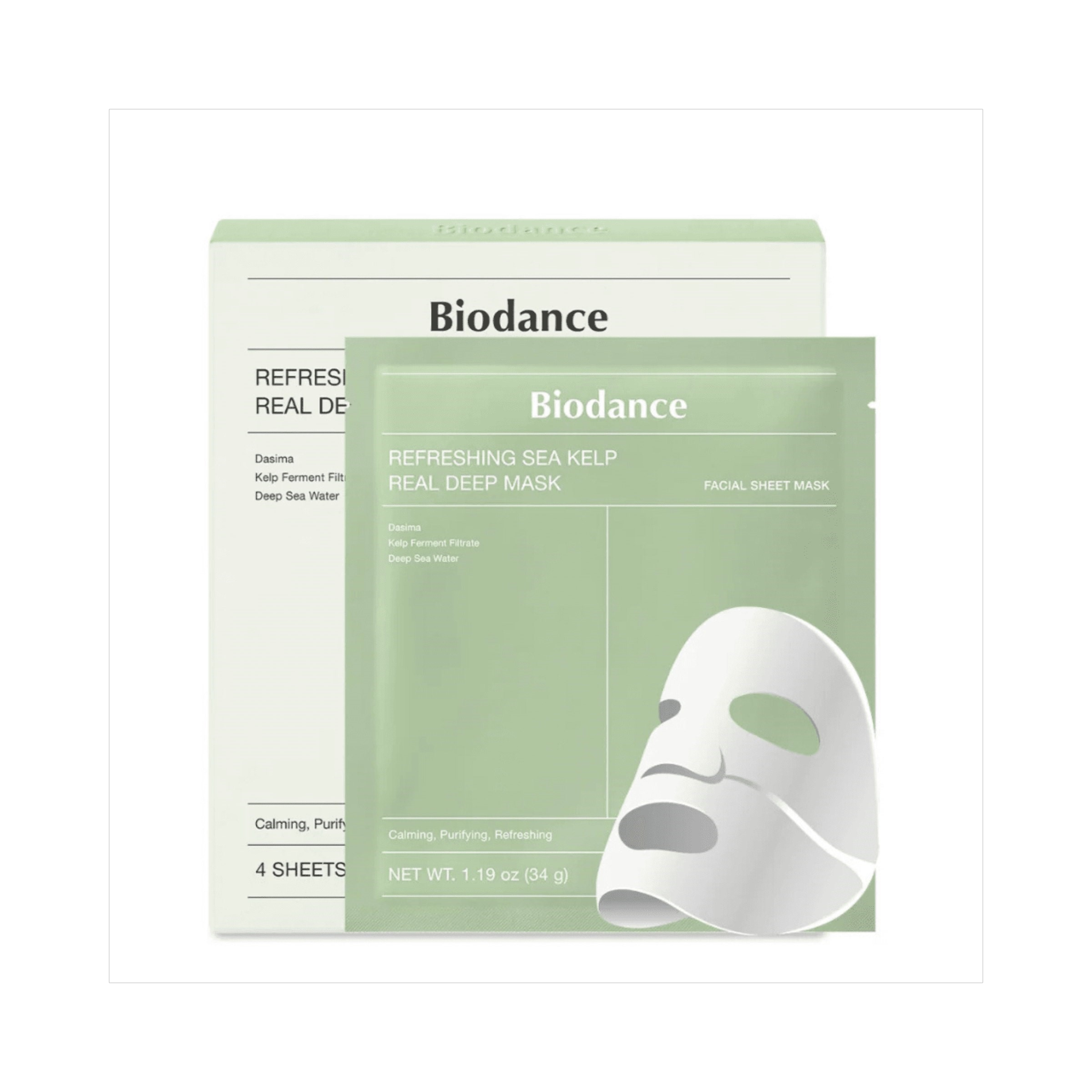 ماسك ريفرشينغ سي كيلب ريال ديب - Biodance Refreshing Sea Kelp Real Deep Mask