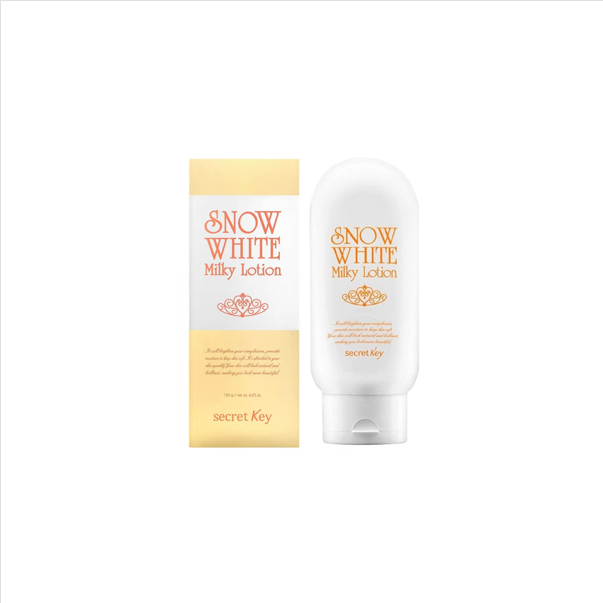 سنو وايت لوشن التفتيح و الترطيب اليومي للجسم - Secret Key Snow White Milky Lotion