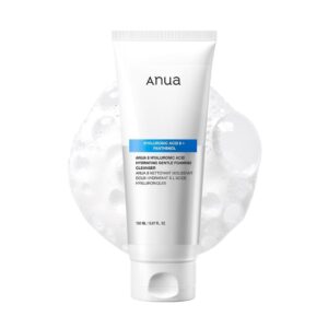 غسول أنوا بحمض الهيالورونيك للترطيب والتنظيف اللطيف - Anua 8 Hyaluronic Acid Hydrating Gentle Foaming Cleanser