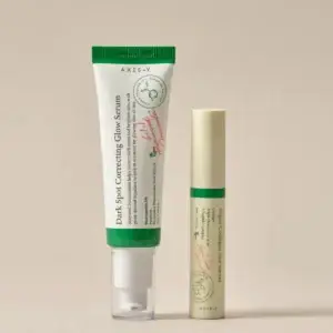 باكج أكسيس-واي لتفتيح البشرة وتجديد محيط العين - AXIS-Y Vegan Collagen Eye Serum + Dark Spot Correcting Glow Serum