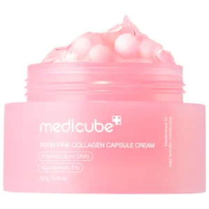 كريم ميديكيوب الوردي بالكولاجين والكبسولات - Medicube PDRN Pink Collagen Capsule Cream
